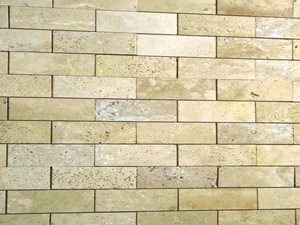 Brick Light Travertine 3"x6" Tiles image