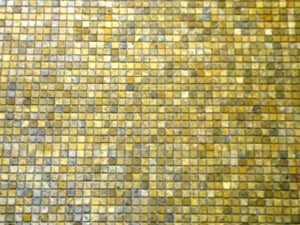 Gold Travertine 3/4" x 3/4" Tiles image